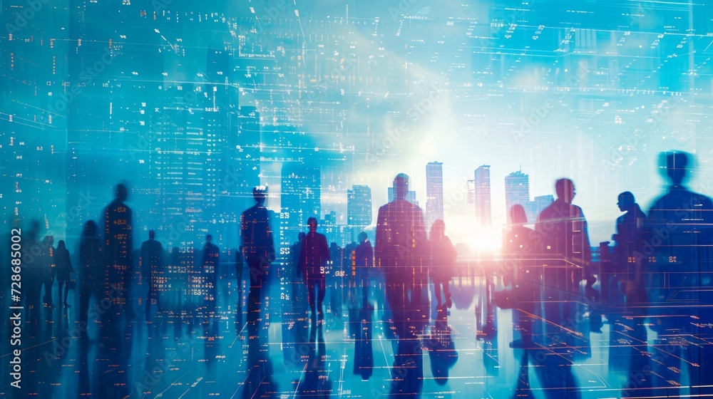 Business People and Digital Technology Business People and Digital Technology