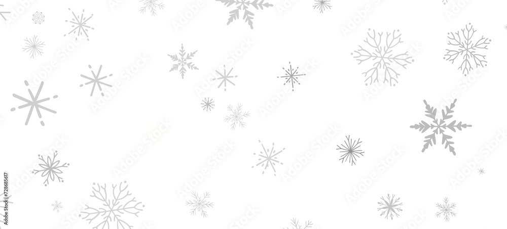 Winter Snow Symphony: Captivating 3D Illustration of Descending Snowflakes for Christmas Winter Snow Symphony: Captivating 3D Illustration of Descending Snowflakes for Christmas