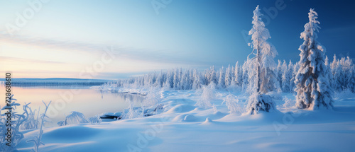 Winter Wonderland at Sunrise