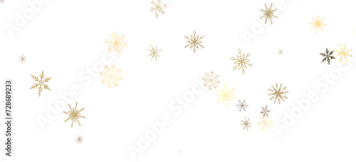 Snowflakes - Christmas background design of snowflake and snow falling in the winter 3d illustration