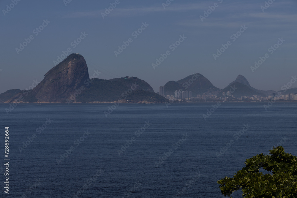 Vista do Rio de Janeiro com praia