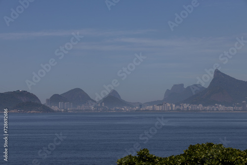 Vista do Rio de Janeiro com praia