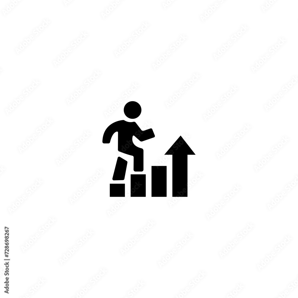 Simple Set of Business Management Related Vector Line Icons. Business icons, management and human resources set. Solid icon collection vector illustration.
