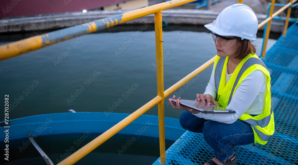 Environmental engineers work at wastewater treatment plants,Water supply engineering working at Water recycling plant for reuse,Check the amount of chlorine in the water to be within the criteria. Environmental engineers work at wastewater treatment plants,Water supply engineering working at Water recycling plant for reuse,Check the amount of chlorine in the water to be within the criteria.
