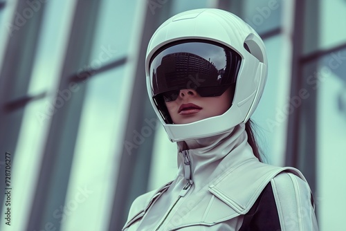 Avatar of the female space travelers of the future