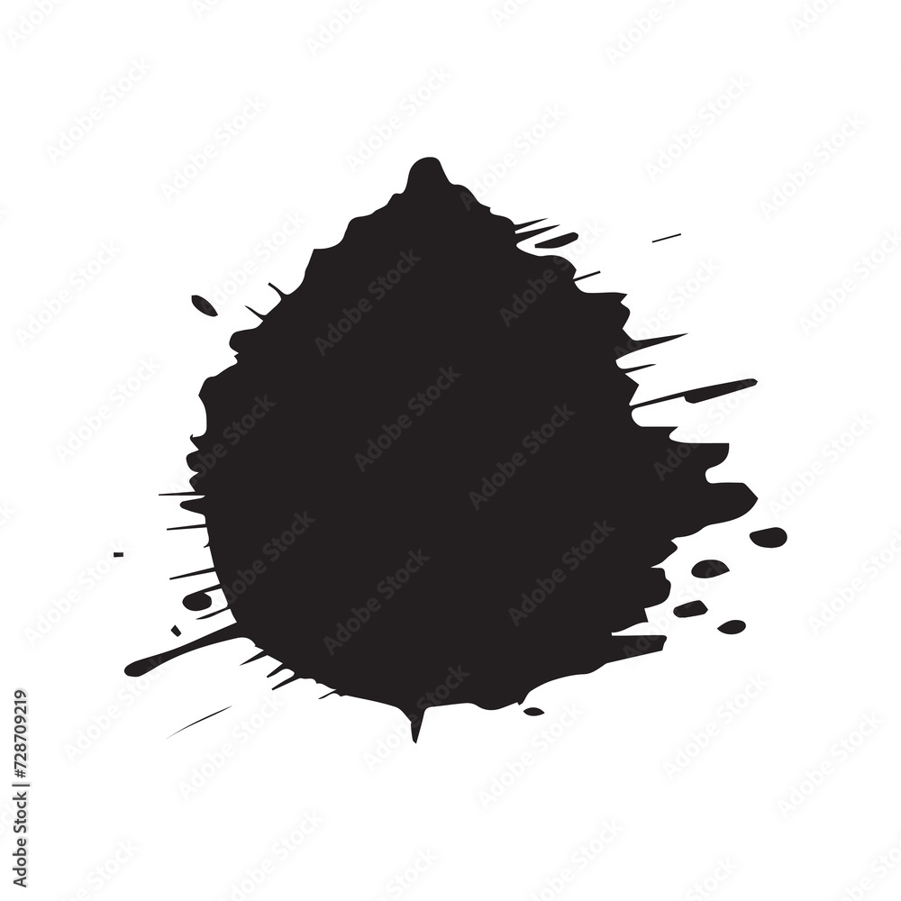 Brush circles round shape Stock black color design. Brush circles round shape Stock black color design.