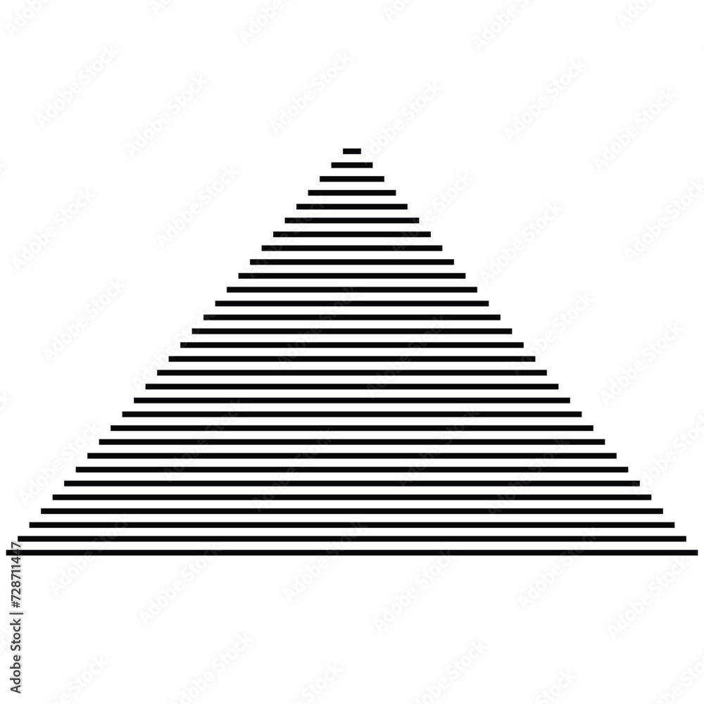 pyramid shape of decorative element, achievement on top of mountain pyramid shape of decorative element, achievement on top of mountain