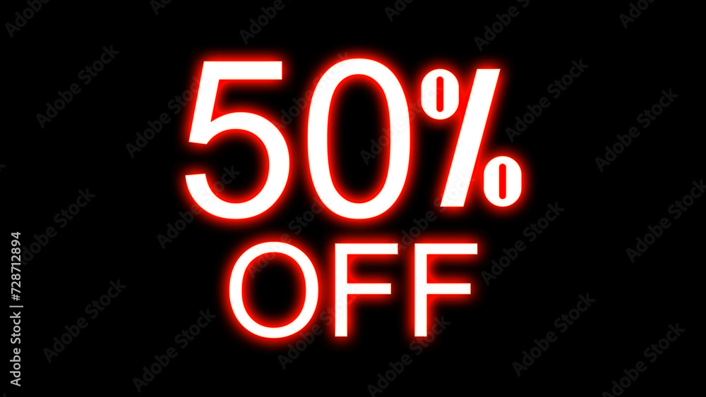50 percent discount sale red circle, badge price discount number. Flat offer stamp, sticker clearance sale. Finance product emblem. 50 percent discount sale red circle, badge price discount number. Flat offer stamp, sticker clearance sale. Finance product emblem.