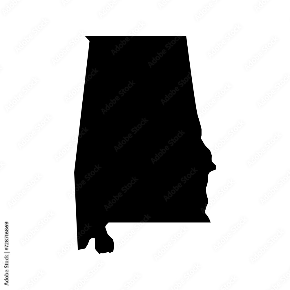 Alabama map