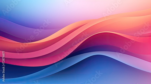 Wavy abstract vibrant gradient background