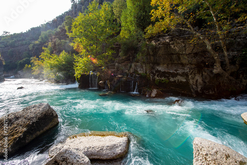 Antalya - Turkey. May 01, 2017. Koprulu Canyon, Manavgat, Antalya - Turkey. photo