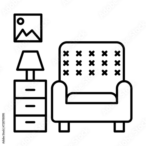 Room Line Icon