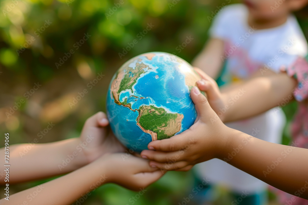 Harmony in Hands: Kids Embracing Global Peace