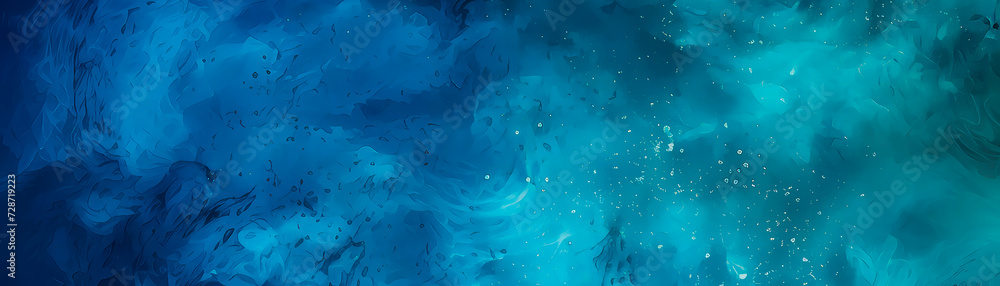 Banner, blue abstract background, gradient and noise Banner, blue abstract background, gradient and noise