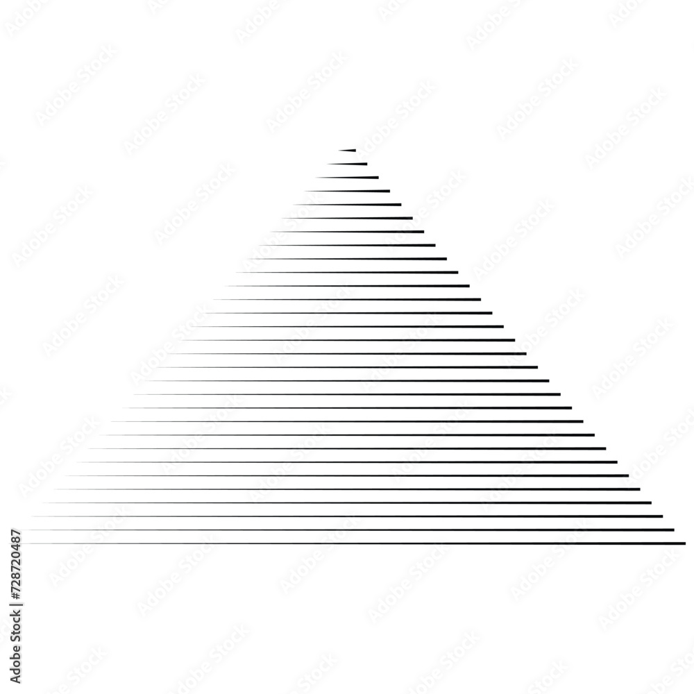 pyramid shape of decorative element, achievement on top of mountain pyramid shape of decorative element, achievement on top of mountain