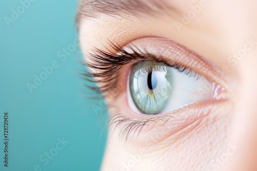 Mesmerizing Close-up of Blue Iris