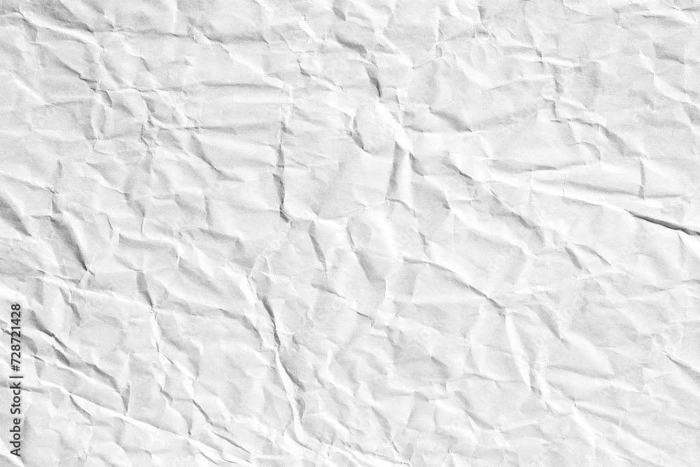 Obraz premium Old grey crumpled paper texture