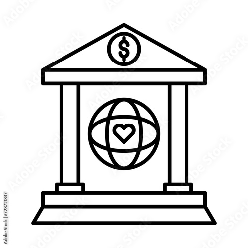 Non Profit Organization Line Icon