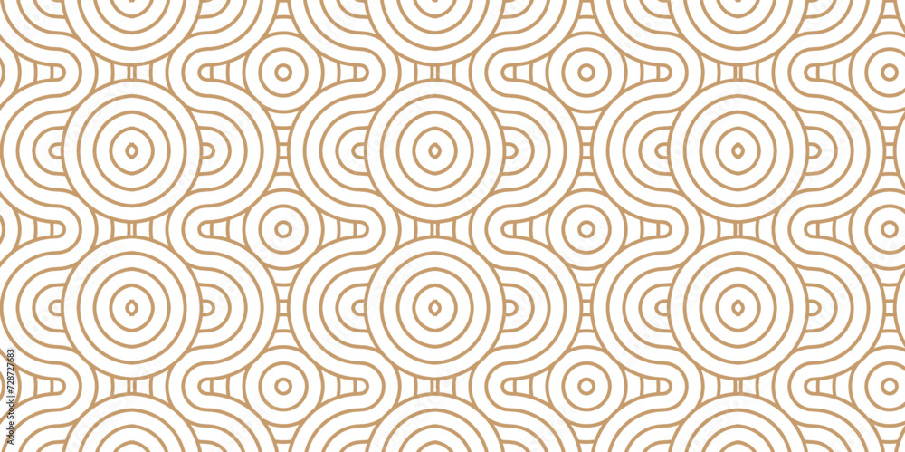 Modern diamond geometric waves spiral pattern abstract circle wave lines. brown seamless tile stripe geomatics overlapping create retro square line backdrop pattern background. Overlapping Pattern. Modern diamond geometric waves spiral pattern abstract circle wave lines. brown seamless tile stripe geomatics overlapping create retro square line backdrop pattern background. Overlapping Pattern.