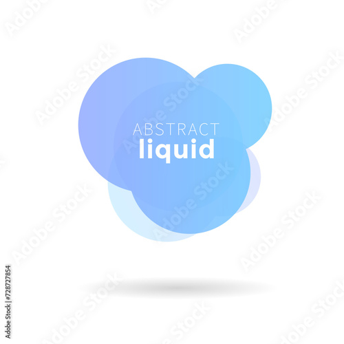 Colorful fluid and wave badges background 