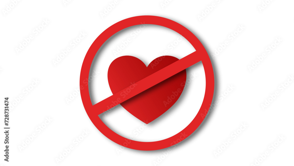 white line heart shape valentines day festival. on the blank background white line heart shape valentines day festival. on the blank background