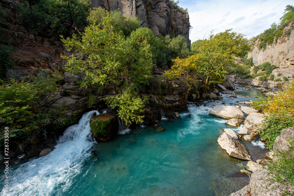 Antalya - Turkey. May 01, 2017. Koprulu Canyon, Manavgat, Antalya - Turkey. Antalya - Turkey. May 01, 2017. Koprulu Canyon, Manavgat, Antalya - Turkey.