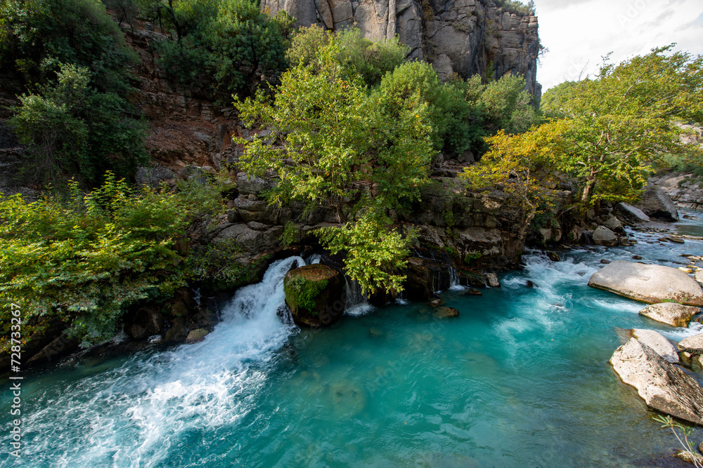 Antalya - Turkey. May 01, 2017. Koprulu Canyon, Manavgat, Antalya - Turkey.
