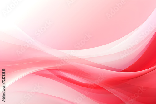 Colorful Dynamic Waves Abstract Red and Pink Splash