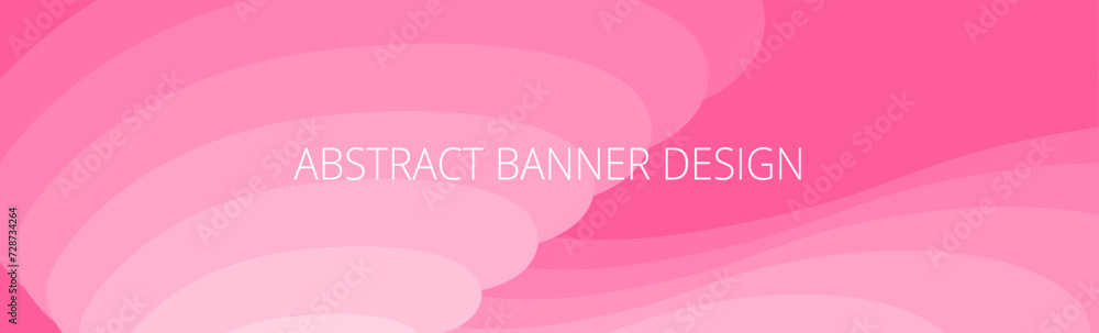 Pink modern abstract banner with gradient waves. Background template Pink modern abstract banner with gradient waves. Background template