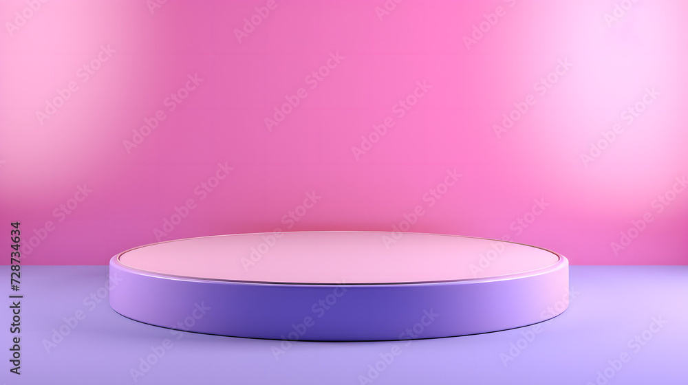 Pink and Purple Circular Object Against Pink Wall, product presentations
Pink and Purple Circular Object Against Pink Wall, product presentations