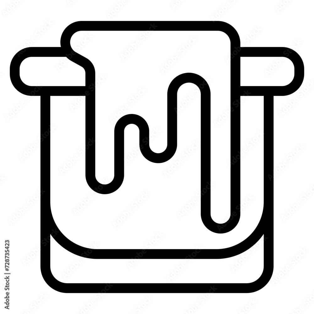 bucket line icon bucket line icon