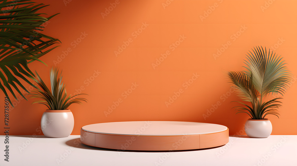 Three Potted Plants in Front of an Orange Wall, product presentations
Three Potted Plants in Front of an Orange Wall, product presentations