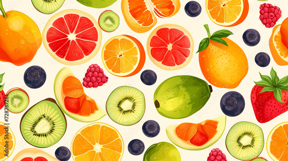 pattern of fruits pattern of fruits