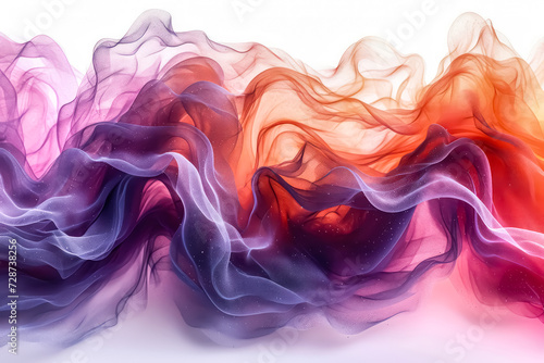 Colorful Lines Waves AI Abstract Patterns Wallpaper