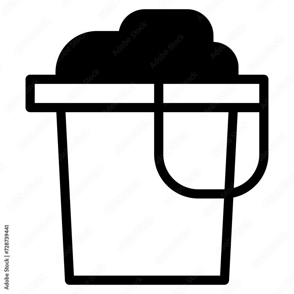 bucket dualtone icon