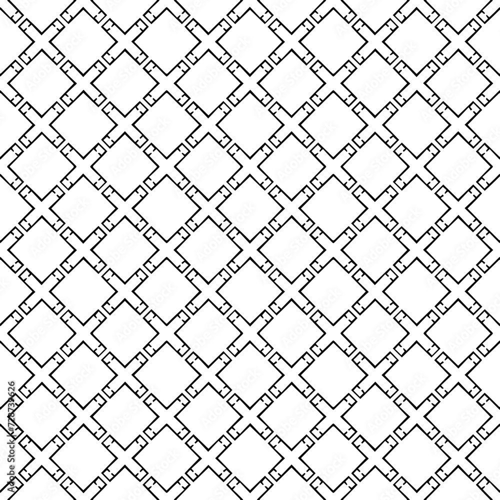 Black seamless abstract pattern. Overlay for background and backdrop. Ornamental design. PNG graphic illustration with transparent background.