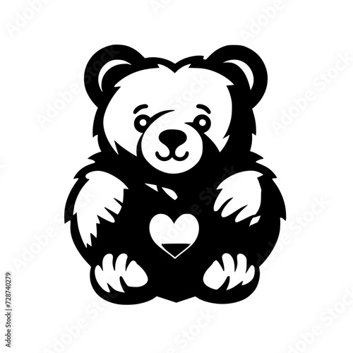 Fototapeta Naklejka Na Ścianę i Meble -   valentine clipart, cute love bear, cute bear, clipart, png, svg, jpg, eps, panda, bear, animal, cartoon, baby, illustration, vector, cute, fun, zoo, character, china, smile, mammal, bamboo, wildlife,
