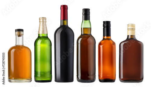 Set of diffrent bottles © AlenKadr