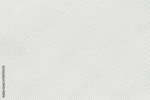 White cotton twill fabric pattern close up as background

