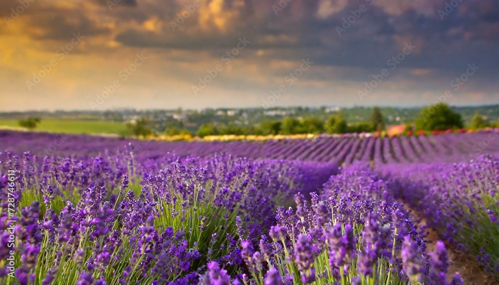  beautiful field of lavender