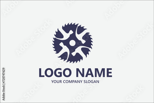 Property roof logo vector