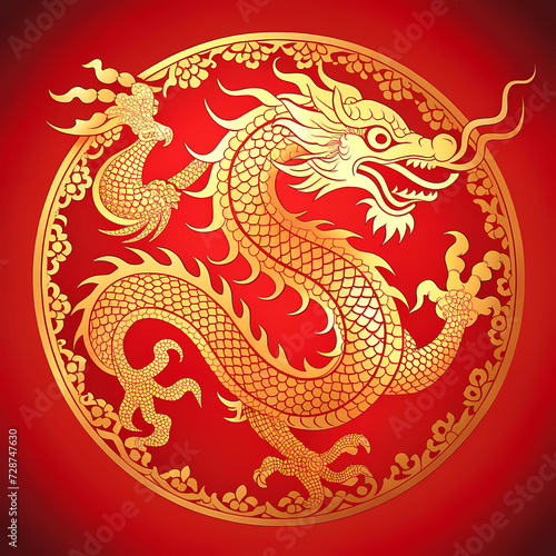 Chinese zodiac  star sign  Chinese year  year of  rat  buffalo  tiger  rabbit  dragon  snake  horse  goat  monkey  rooster  dog and pig  red illustrations  Happy new Chinese Year