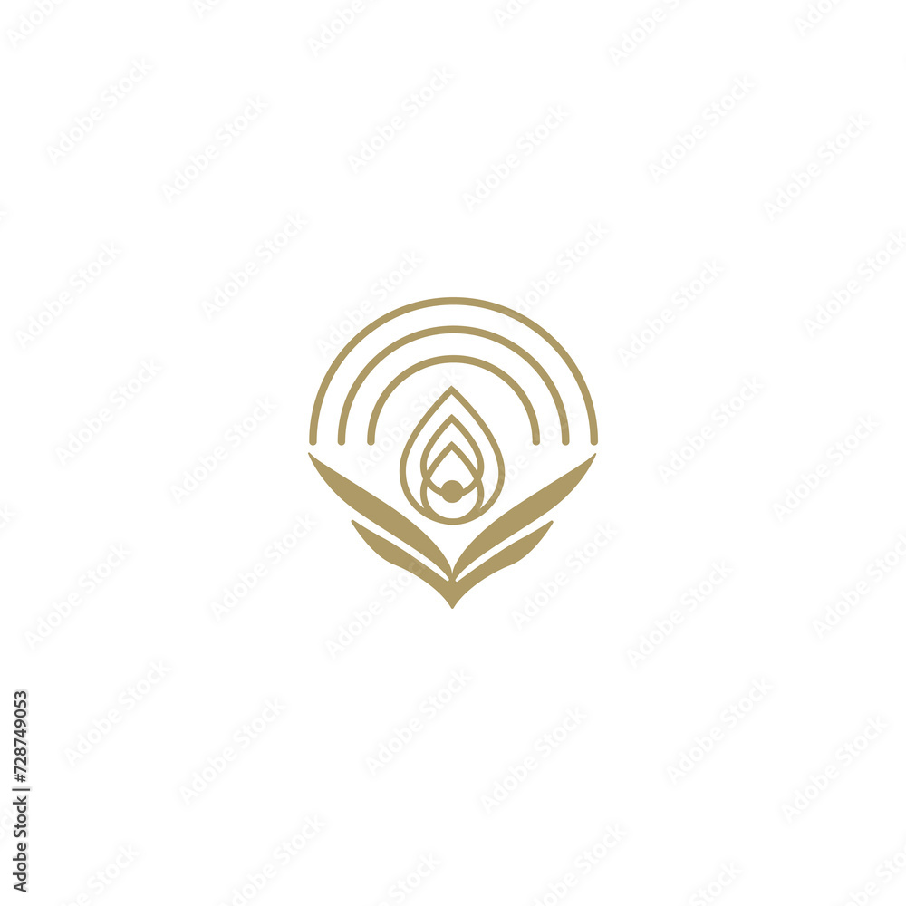 Minimal abstract vector logo design Minimal abstract vector logo design