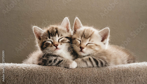 Zwei Kitten photo