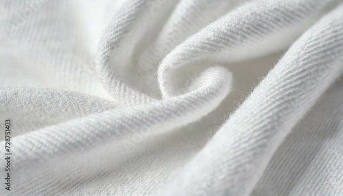 close up of a white fabric