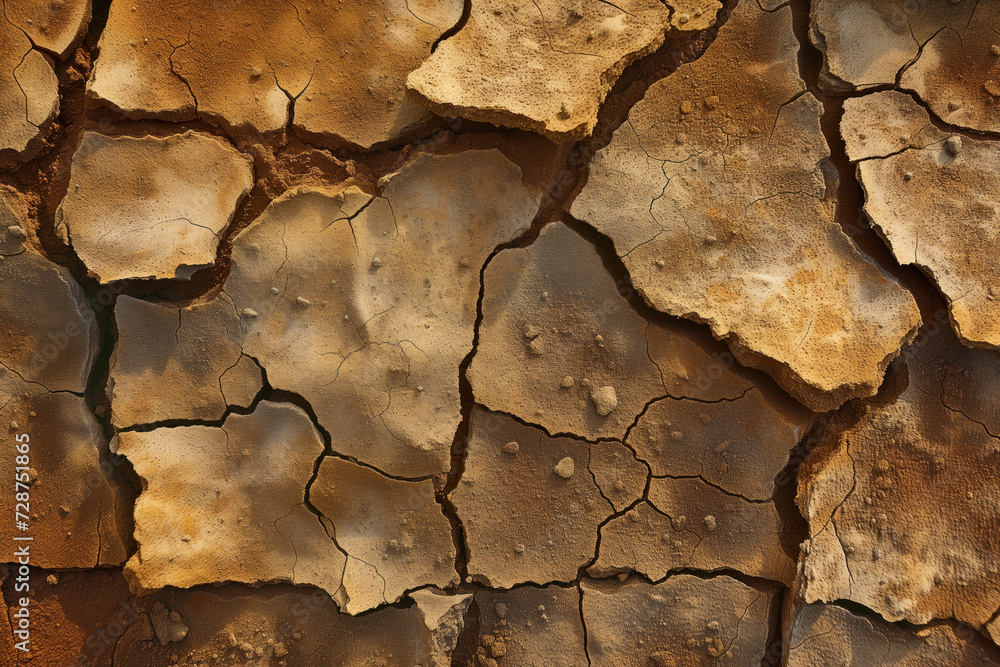 Cracked earth texture Cracked earth texture