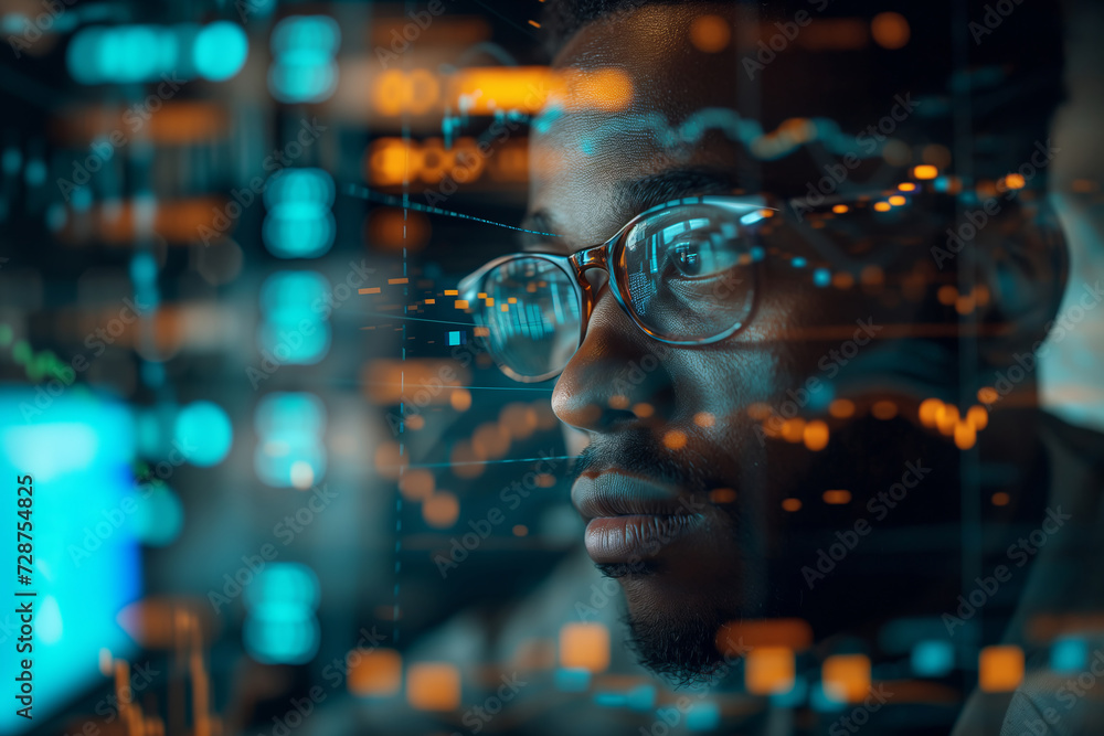 professional cryptocurrency trader, eyes locked on multiple trading screens, surrounded by dynamic graphs and digital currency symbols. professional cryptocurrency trader, eyes locked on multiple trading screens, surrounded by dynamic graphs and digital currency symbols.