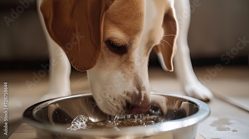 a neglected dog bowl, showcasing the visible presence of germs and bacteria accumulated from inadequate cleaning, highlighting the potential health risks associated with unsanitary conditions.