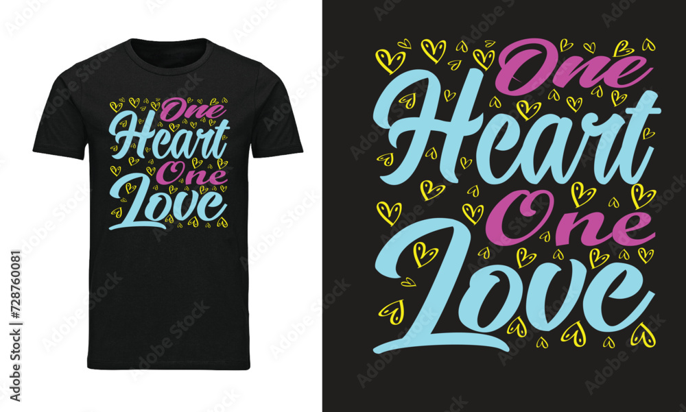 Valentine's Day typography T-shirt design. Valentine's Day typography T-shirt design.
