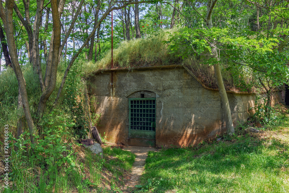 Sălacea wine cellars in Bihor County, Romania, Europe. In the village